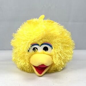 5" Hallmark Fluffball RARE Big Bird Sesame Street Plush Ornament Head 2019